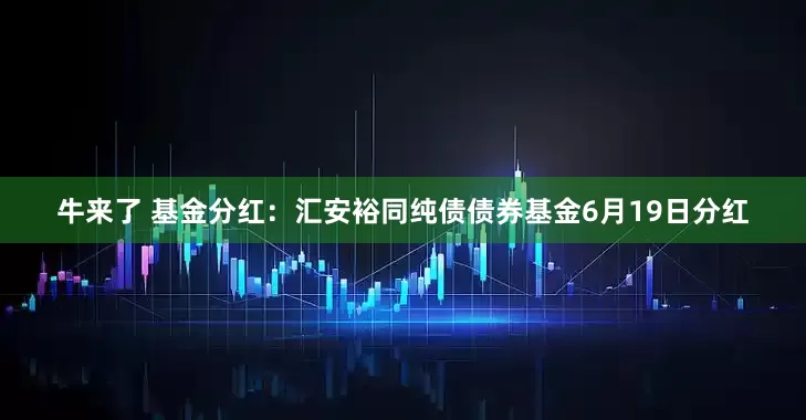 牛来了 基金分红：汇安裕同纯债债券基金6月19日分红
