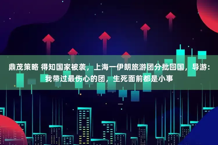 鼎茂策略 得知国家被袭，上海一伊朗旅游团分批回国，导游：我带过最伤心的团，生死面前都是小事