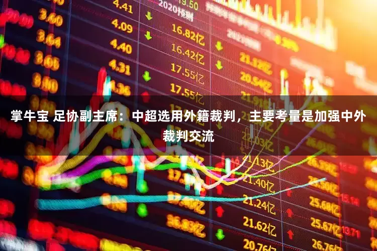 掌牛宝 足协副主席：中超选用外籍裁判，主要考量是加强中外裁判交流