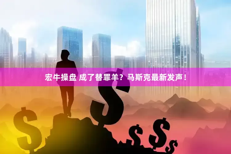 宏牛操盘 成了替罪羊?马斯克最新发声!